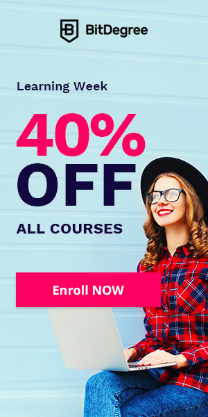 BitDegree Learning Week: Save up to 15% OFF all courses!